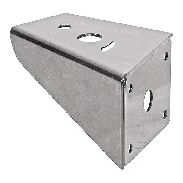 Stainless Steel Truck Hood Light Brackets For Use With Single Stud Plow Lights, Buyers Products, Mfr#: PLB11SS