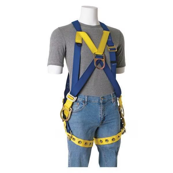 Full Body Harness, Vest Style, XL, Gemtor, Mfr#: 833H-4