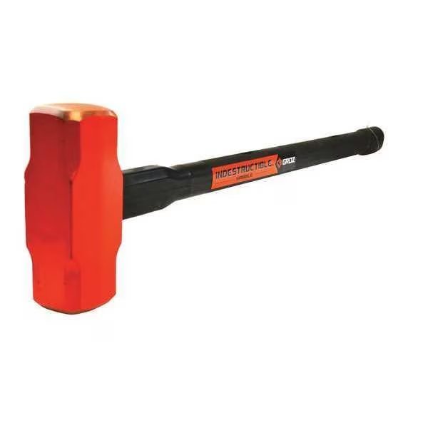 Copper Sledge Hammers, 14 lb., 30", Groz, Mfr#: 34611