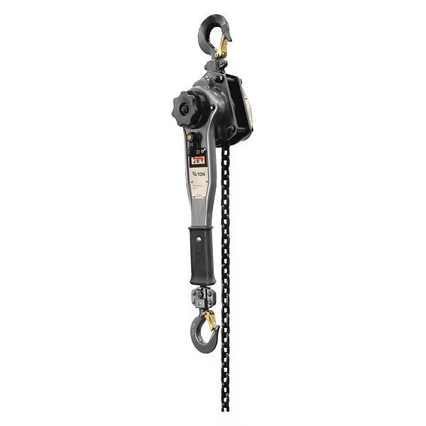 Lever Chain Hoist, 1500 lb. Load Capacity, 15 ft Hoist Lift, Jet, Mfr#: JLP-075A-15