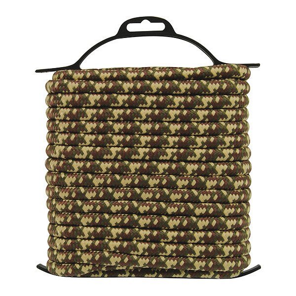 Poly Rope, 3/8" x 50ft., Camouflage, Roadpro, Mfr#: RP890006C