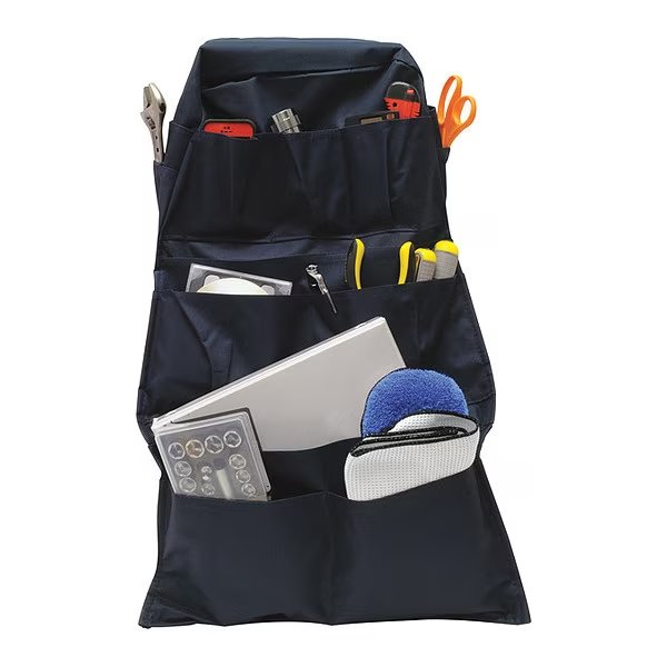 Pocket Seat-Back Organizer, 14, Blue, Roadpro, Mfr#: RPSB-14BL