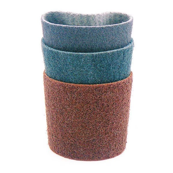 Fleece Nonwoven Sleeve, Medium Grit, Red, Cs Unitec, Mfr#: 42011