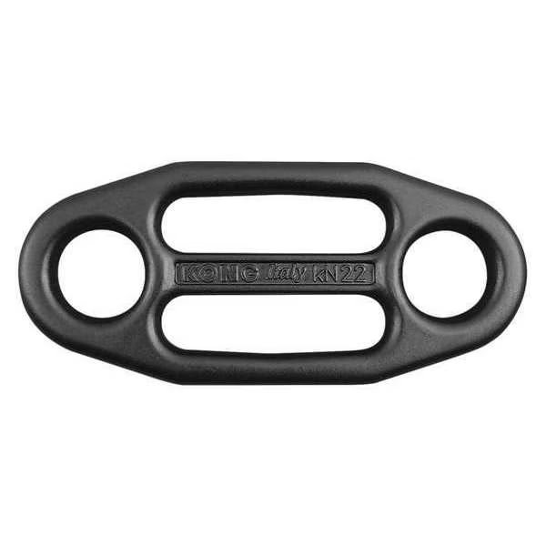 Gi-Gi Belay Plate Descender, Black, Kong Usa, Mfr#: 859N00400KK