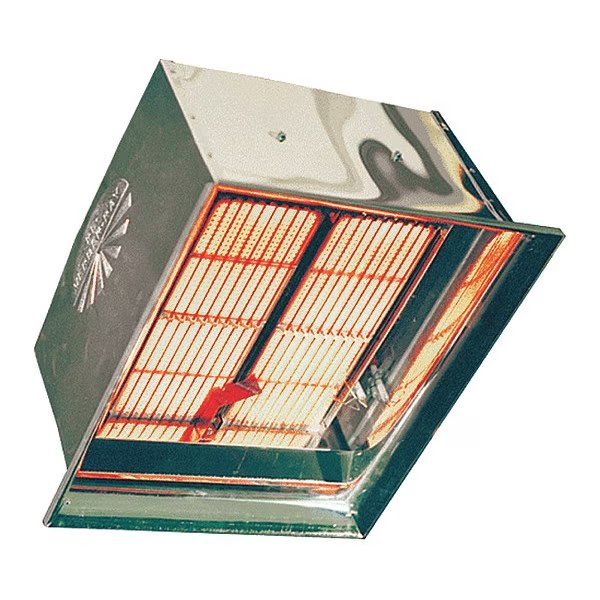 Infrared Heater, LP Gas, 60000 BtuH, 24V, Detroit Radiant, Mfr#: DR60 PFS-2 24V
