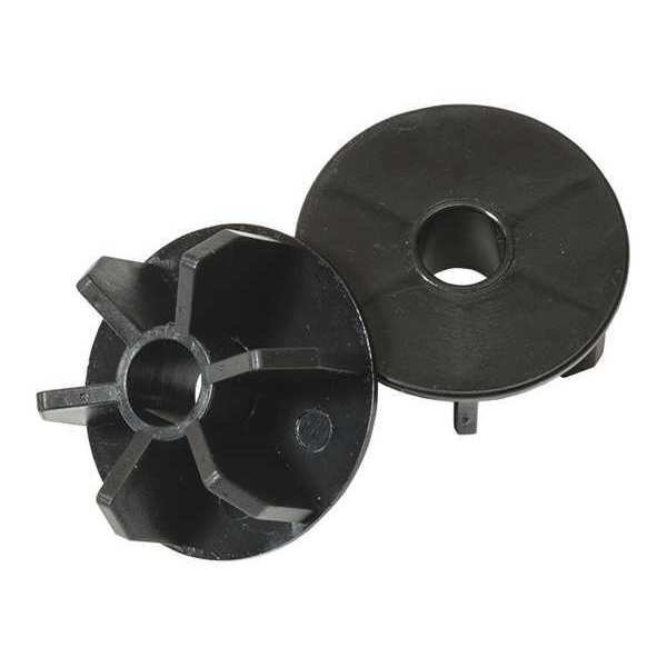 End Caps, Polypropylene, 3/8