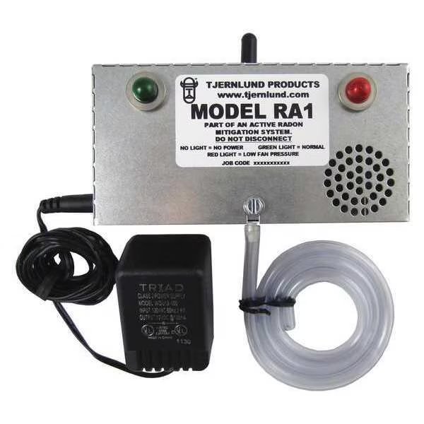 Radon Fan Failure Alarm, Tjernlund Products, Mfr#: RA1