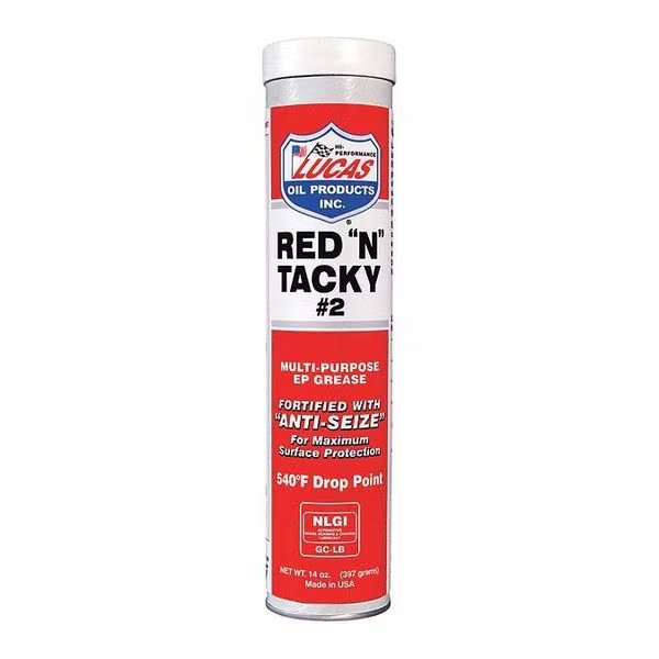Cartridge Red N Tacky Grease, 14.5Oz, Lucas Oil, Mfr#: 10005-60