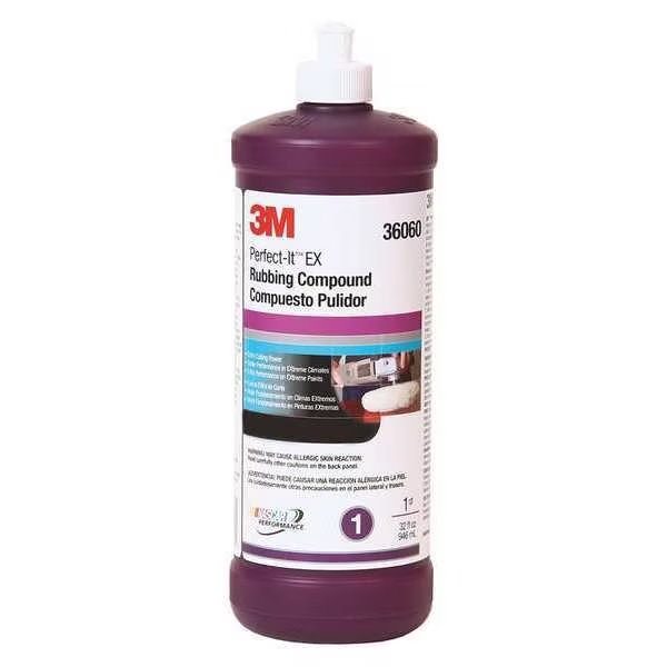 EX Rubbing Compound, 1 gal., PK4, 3M, Mfr#: 36061