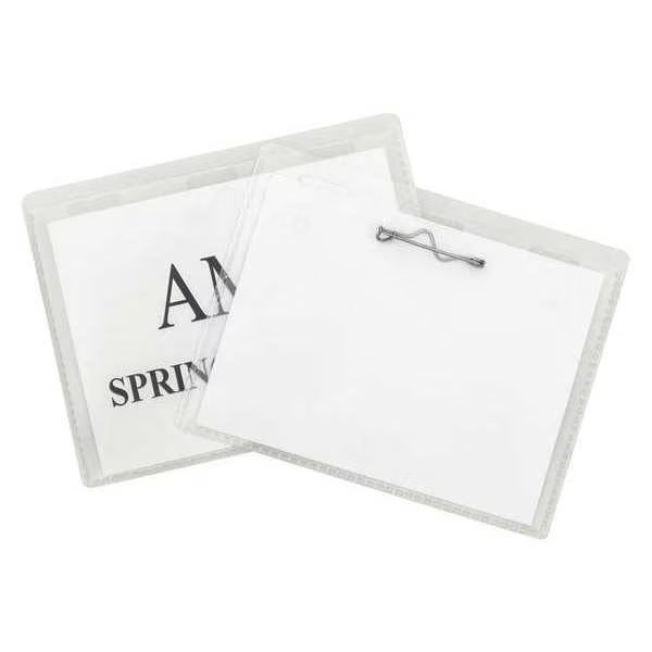 Name Badges, Pin Style, Insert, 4x3