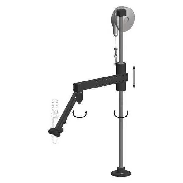 Torque Arm, Aluminum/Steel, 39