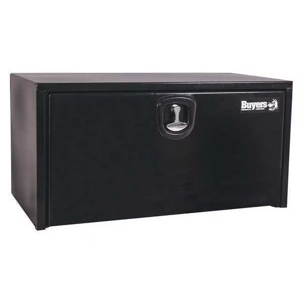18x18x24 Inch Black Steel Underbody Truck Box With 3-Point Latch, Buyers Products, Mfr#: 1732300