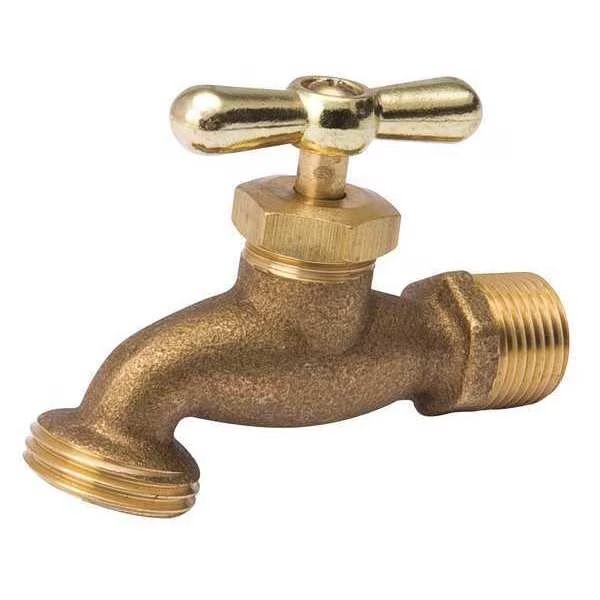Brass Valve Hose, Bibb, Ips 1/2