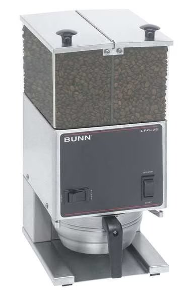 Stainless Steel 3 lb./Hopper Portion Control Coffee Grinder, Bunn, Mfr#: LPG2