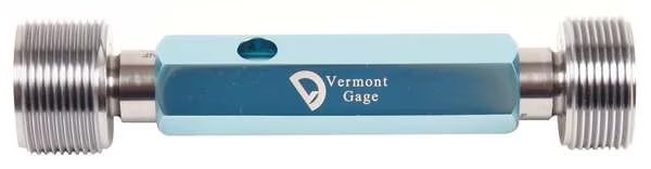 Go/No Go Plug Gage Assy, 7/8-9 UNC 2B, Vermont Gage, Mfr#: 301157040