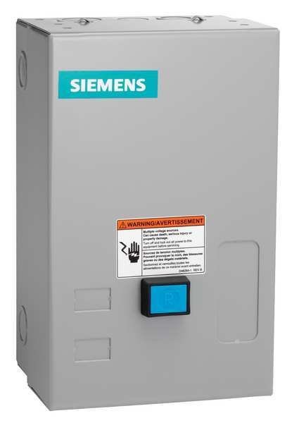 Nonreversing NEMA Magnetic Motor Starter, 1 NEMA Rating, 208V AC, 3 Poles, 1NO, Siemens, Mfr#: 14BUB32BD