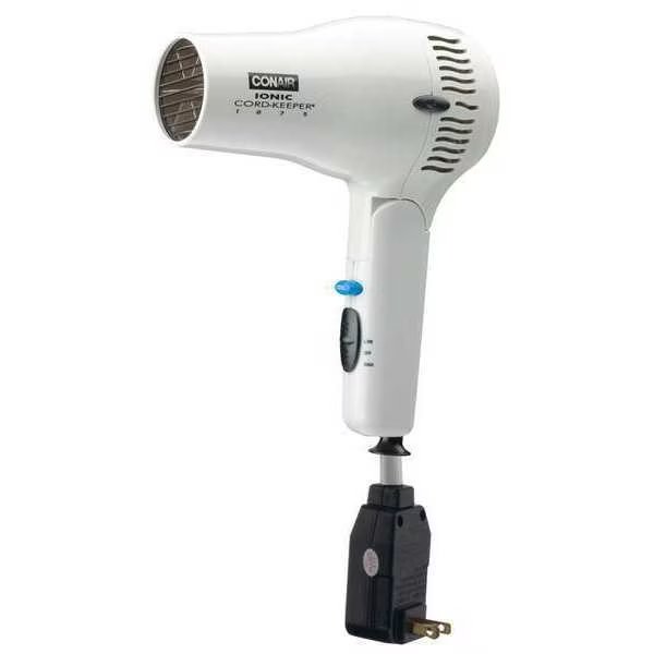 Hairdryer, Handheld, White, 1875 Watts, Ion, Conair, Mfr#: 169WiW