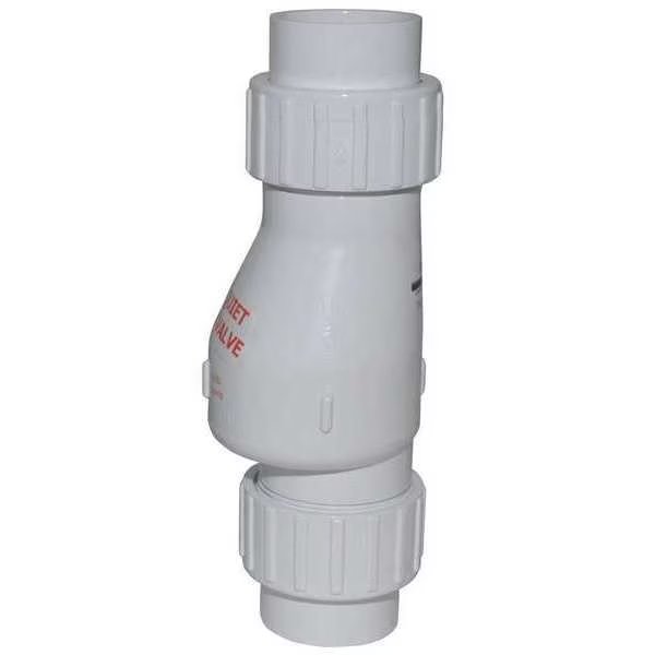 Silent PVC Full Flow Check Valve 2", Zoeller, Mfr#: 30-0042