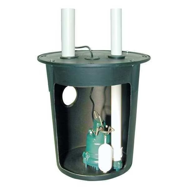 Sump Pump System, 3/10HP, Vertical Switch, Zoeller, Mfr#: 900-0002