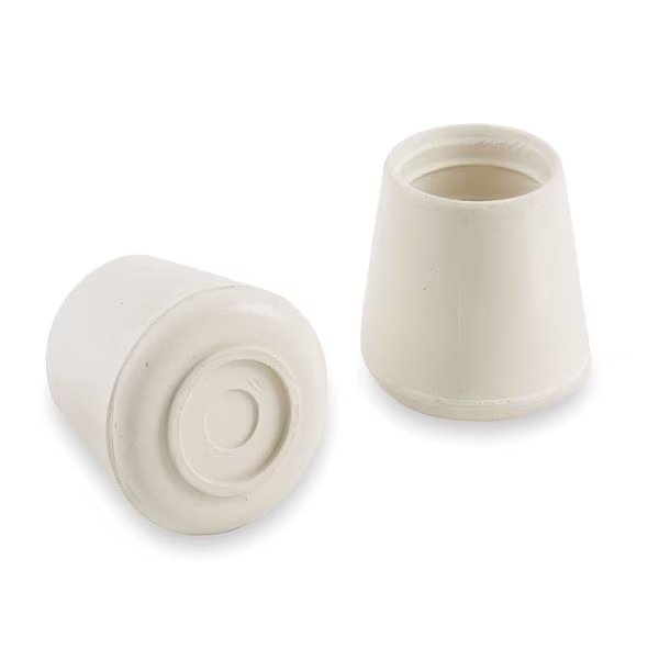 Protective Leg Tips, Slip-On, Round, PK24, EnjoyTool Select, Mfr#: 6J563