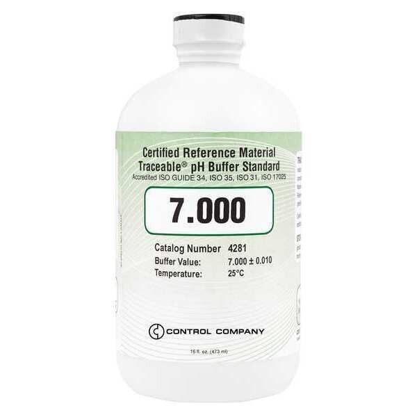 pH Standard, Cert. Ref Material, CRM 7.000, Traceable, Mfr#: 4281