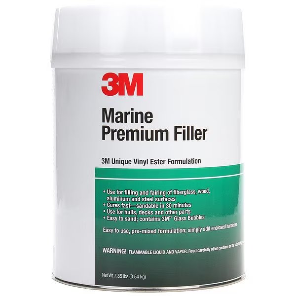 Marine Premium Filler, 1 gal, Can, Blue, Light Beige, Marine Premium, 3M, Mfr#: 46006