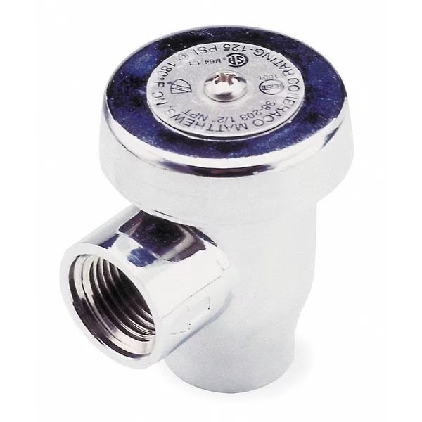Vacuum Breaker, 1/4 In., FNPT, 125 psi, Apollo Valves, Mfr#: 3820106