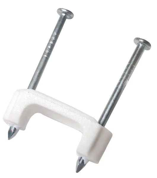 Cable Staples, Plastic, Steel, 500 PK, Gardner Bender, Mfr#: PS-550