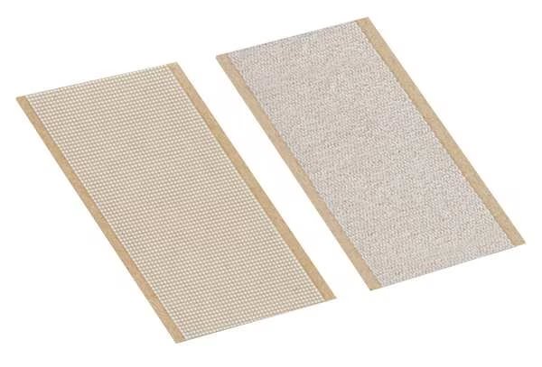 Reclosable Fastener Shape, Square, Acrylic Adhesive, 1 in, 1 in Wd, White, 100 PK, 3M, Mfr#: 1-1-100-SJ3506/SJ3507