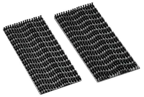 Reclosable Fastener Shape, Square, Rubber Adhesive, 1 in, 1 in Wd, Black, 100 PK, 3M, Mfr#: 1-1-100-SJ3540