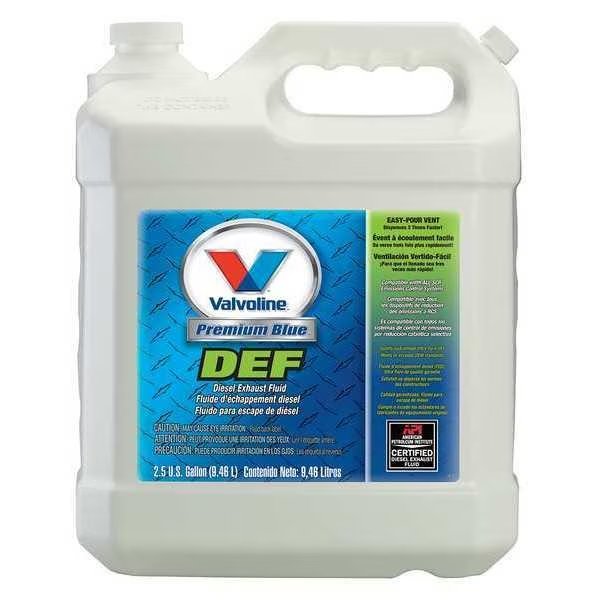 Diesel Exhaust Fluid, 2.5 Gal., VALVOLINE, Mfr# 729566