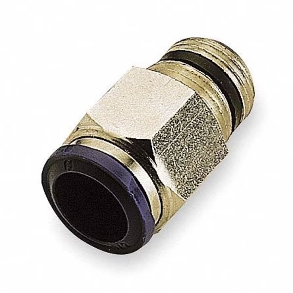Male Connect, 1/2 In, Tube/MNPT, Brass, PK10, Aignep Usa, Mfr#: 88000-08-08