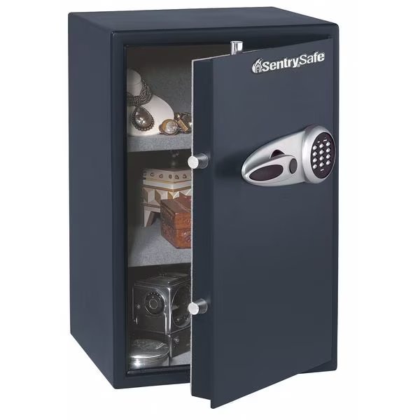 Security Safe, 2.3 cu ft., Black, Electric, Sentry Safe, Mfr#: T6-331