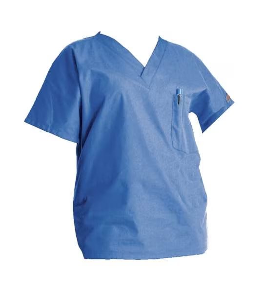 Scrub Shirt, Blue, Womens, M, Scrub Zone, Mfr#: 70221