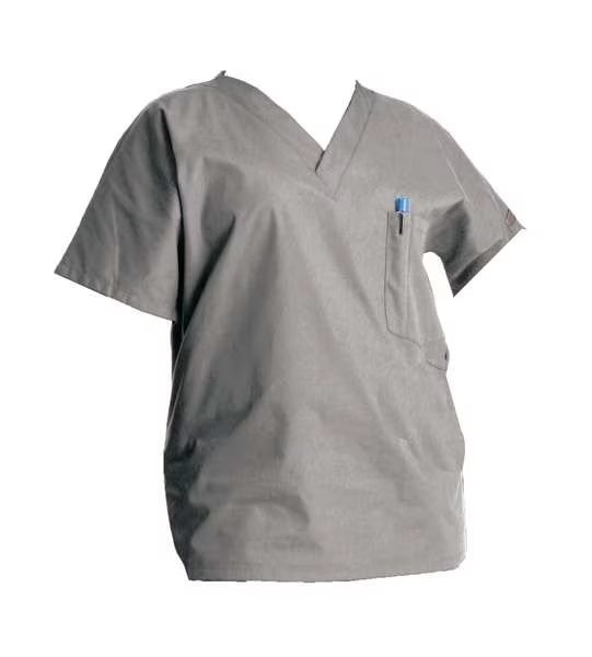 Scrub Shirt, XS, Gray, Womens, Scrub Zone, Mfr#: 70221
