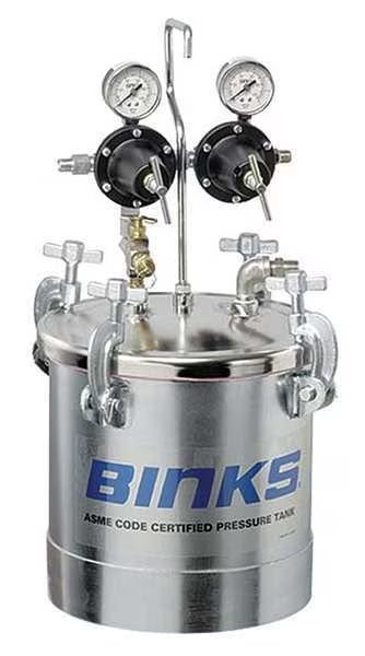 Pressure Tank, 2.8 Gal, Binks, Mfr#: 83Z-220