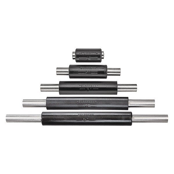 End Measuring Rod Set, 1/4 In Dia, 5 Pcs, Starrett, Mfr#: S234E