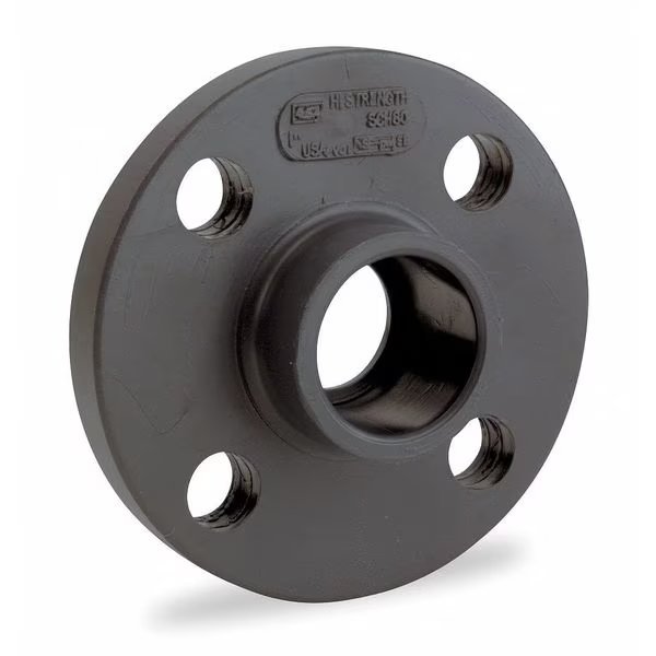 CPVC Solid Flange, Schedule 80, 1-1/2" Pipe Size, FNPT, EnjoyTool Select, Mfr#: 9852-015