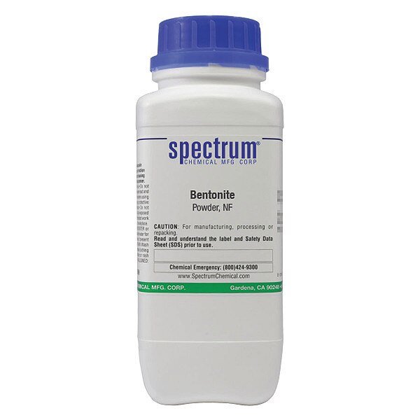 Bentonite, Pwdr, NF, 500g, Spectrum, Mfr#: BE125-500GM