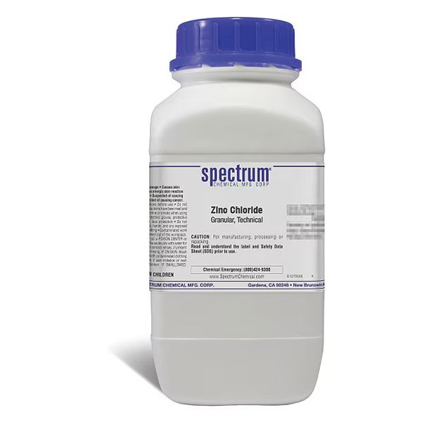 Zinc Chlrd, Grnlr, Technical, 2.5kg, Spectrum, Mfr#: Z1060-2.5KG