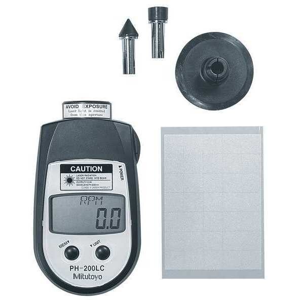 Tachometer, 6 to 25,000 rpm, Mitutoyo, Mfr#: 982-552