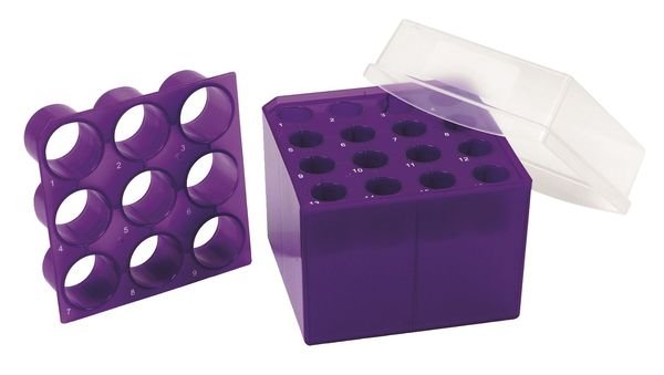Box 15 And 50mL, Purple, PK5, Heathrow Scientific, Mfr#: HS23271A
