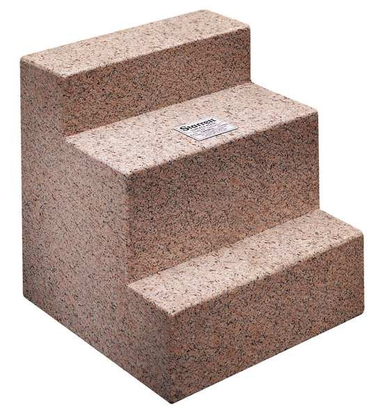 Granite Angle Plate, Pink, 4Face, AA, 6x9x12, Starrett, Mfr#: 81573