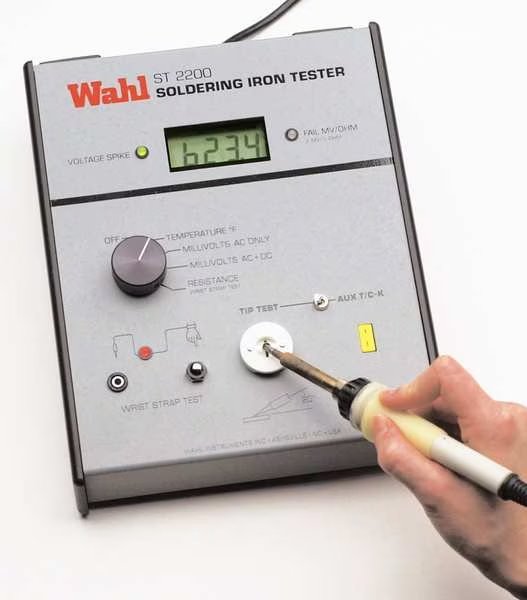 Soldering Iron Tester With British Plug, Wahl, Mfr#: ST2200C-220B,
