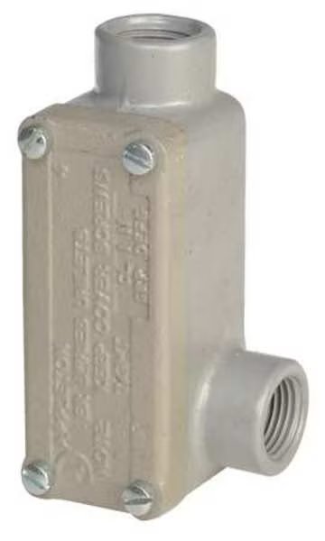 Conduit Outlet Body w/Cover, Iron, LR, Appleton Electric, Mfr#: ERLR75