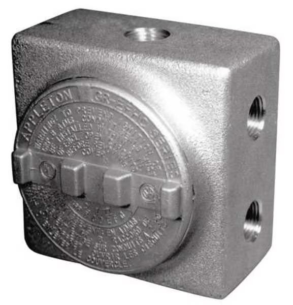 Conduit Outlet Body, 7 Hub, 1/2 In., Appleton Electric, Mfr#: GRSS50