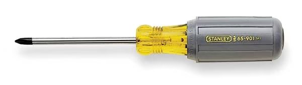 General Purpose Phillips Screwdriver #2 Round, Stanley, Mfr#: 65-902