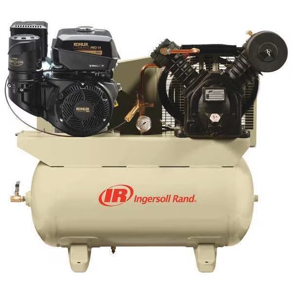 Stationary Air Compressor, 14 HP, Kohler, Ingersoll-Rand, Mfr#: 2475F14G
