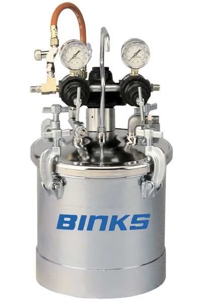 Pressure Tank, 2.8 Gal, Binks, Mfr#: 83C-221