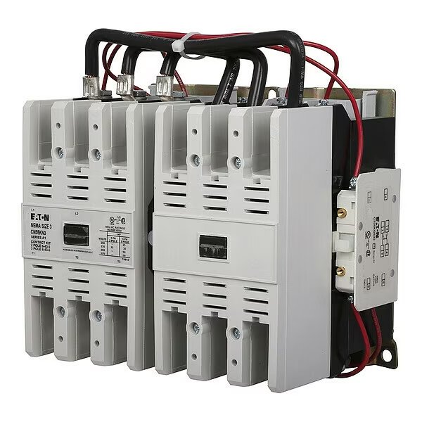 480VAC Reversing Magnetic Contactor 3P 90A NEMA 3, Eaton, Mfr#: CN55KN3C